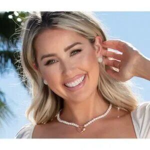 🎄Park Lane "Chiffon" Necklace Freshwater Water Pearls, Crystals EXC Condition🎄